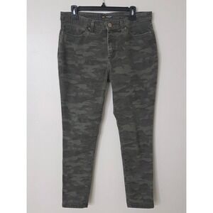 Lee Jeans Womens 12 (32x27) Skinny‎ Leg Slim Fit Sculpting Mid Rise Camo Stretch